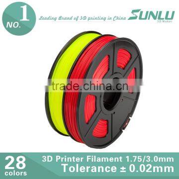 abs 1.75mm 3d printing filament 3D priner two colors filament