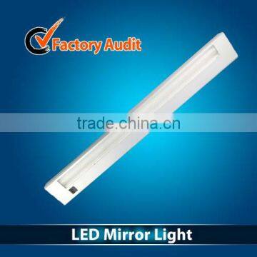 Toilet Glass Front Mirror LED Light Bar Sensor function