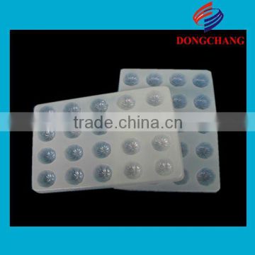 pp white plastic tray for chocolates, biscuits