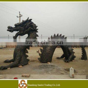 decorative large bronze dragon sculpture