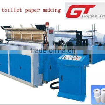 High Speed Toilet Tissue Roll Rewinding Machine/Toilet Paper Machine
