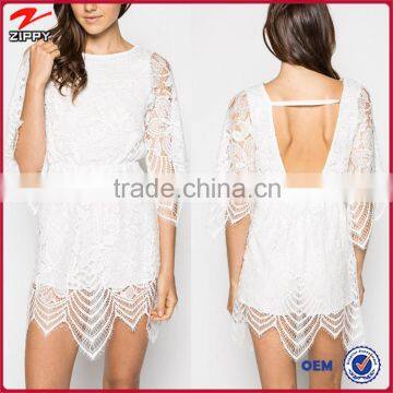 2016 women Dashing Lace Playsuit In Ivory playsuits women 2016