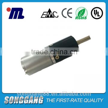 micro PMDC planetary gear motor SGX22RW, variable frequency air-condition dc gear motor,cash counter 12v dc motor