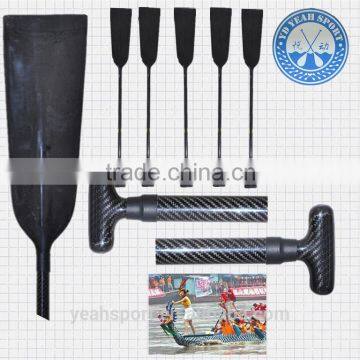 3k surface full carbon fiber professional Chinese dragon boat paddle light weight strong structure paddle CCC-022-1-3K