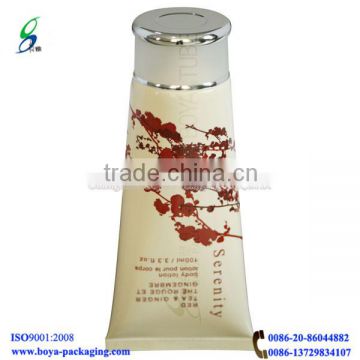 empty bottles Cosmetic Plastic Flat Oval Tube