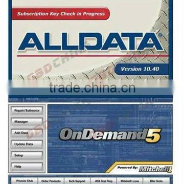 Auto Repair Software Alldata Version 10.40 and Mitchell V2011 Ondemand with promotion price