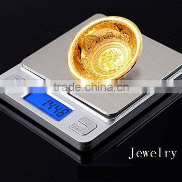 500G 0.01g Digital Jew Gold Gram Silvery Jewelry Scale