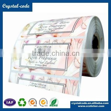 High quality paper factory direct sell cosmetic jars label