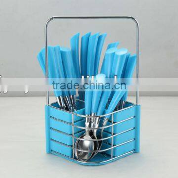 228mm PP Heavy Weight Hand Polish Plastic Tableware With Plastic Holder