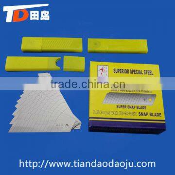 Steel material thin spare blades