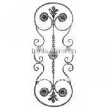 fence or gate wrought iron ornamental rosette