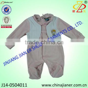 2015 new arrival top quality china wholesale baby pajamas for cute baby