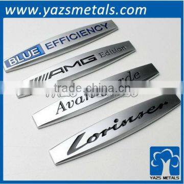 supply metal chrome car emblems