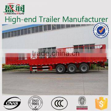 2015Top Ranking Tri Axle 60Tons Cargo Trucks Trailer / Side Wall Semi Trailer Sale photo-4
