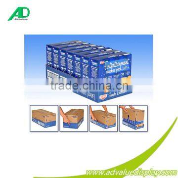 2015 Promotional hot style cardboard paper packaging box without glue