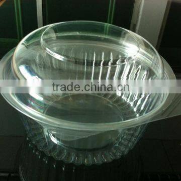 Design well disposable round salad box with lid/any size disposable round salad box