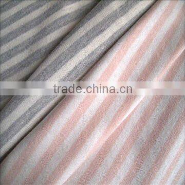 striped jersey knit fabric cotton