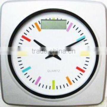 Digital Bathroom Scale with Wall Clock