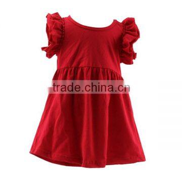 2016 Kaiyo Pearl Dress Boutique Blank Ruffle Dress Cute Tunic OEM Service Baptism Dress for Children photo-5