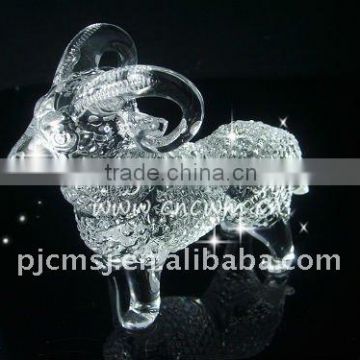 Lovely Crystal Sheep Decor For Baby Party Decoration