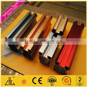 Wow!! orange, red, grey, yellow, blue anodized colored aluminium profile for wardrobe furniture/aluminum profile anodizing color