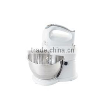 300W 5 speed Hand and Stand Mixer with rotation bowl