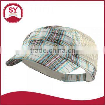 Army Style Curved Bill Embroidery Patch Trucker Mesh Cap photo-6