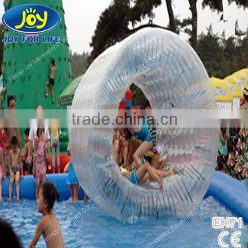 Inflatable Log Roll Inside Inflatable Ball