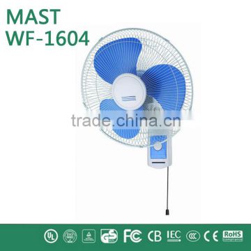 cooling water mist wall fan/electric wall wall fan 16 inch/electric power source tower wall fan