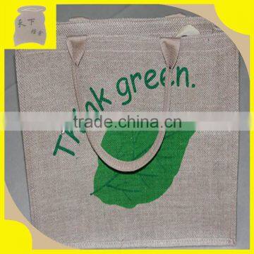 jute bags for shopping and food'