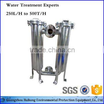 stainless steel water Duplex parallel bag filter housing