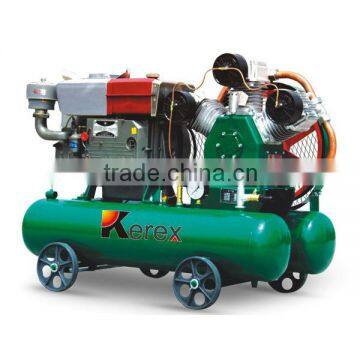 Mining diesel piston air compressor W3128 mobile air compressor