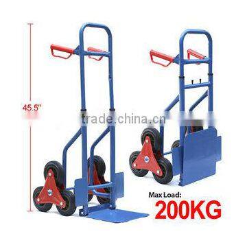 200kg Stair Climber Sack Truck Transport Heavy Duty Climbing Flat Bed Trolley