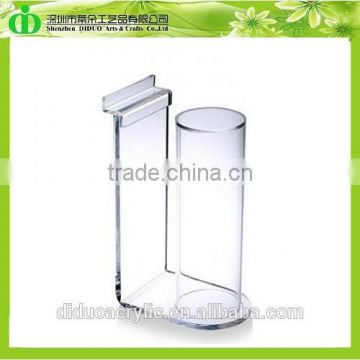 DDN-0064 Trade Assurance Shenzhen Factory Wholesale SGS Slat Wall Clear Acrylic Tube for Brushes