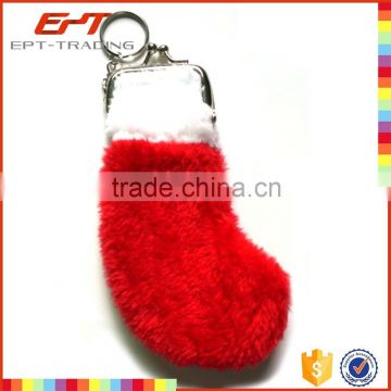 Children pretend toy purse christmas stocking shape