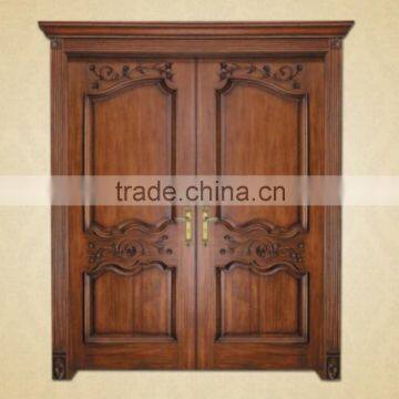 Solid Teak Wood Double Doors