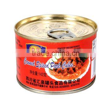 142g Canned Spiced Pork Cubes, Best Taste Spiced Pork Cubes photo-2
