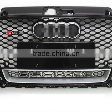 FASHION DESIGN Black Color Front Grille for A3 Upgrade to RS3 Style, RS3 Style Front Grille for A3 photo-2