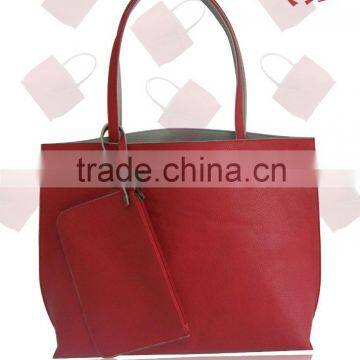 Low MOQ Wholesale Fine Leather lady bag