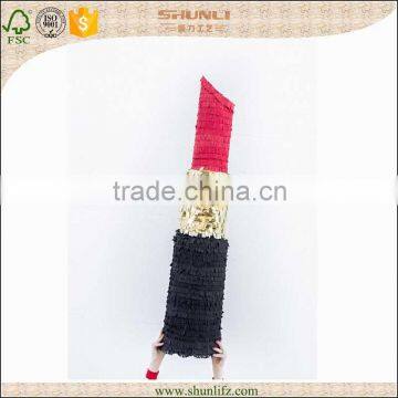 Custom wonderful lipstick adult pinata from China