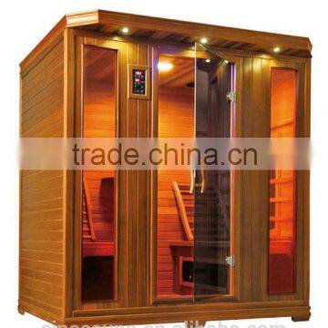 Well selling unexpensive infrared sauna with ceramic heaters for salon