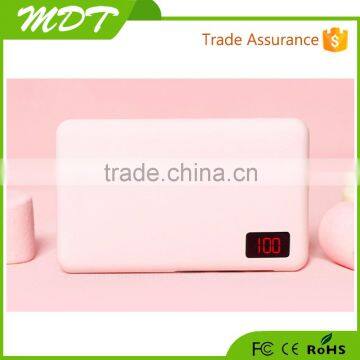 Top selling in world market 10000mah gift power bank with LCD digital display