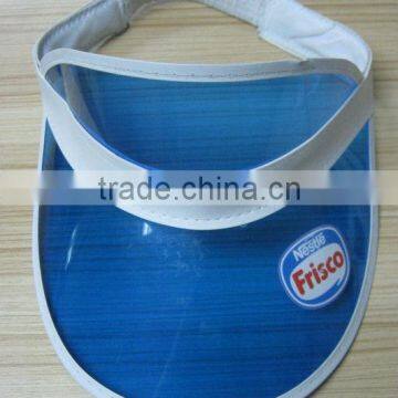 Summer Plastic Visor for Promotion, PVC Sunvisor