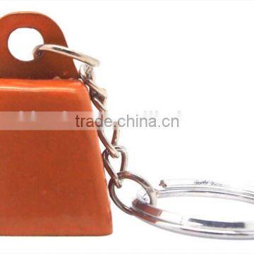 Small Cow Bell Keyring in Custom Color With Logo Printing for Promo as Gift photo-4