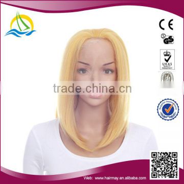 Factory price japanese blonde lace front wigs