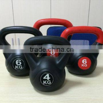 Colorful Cement Plastic Kettlebell /Color Cement Kettlebell