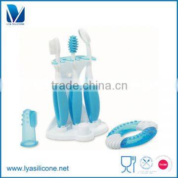 OEM FDA Eco-friandly Silicone Rubber Baby Toothbrush