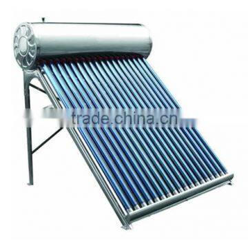 low-cost low pressure solar water heater