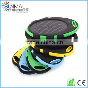 5000mA Capacity Solar Charger for Mountain Climbing