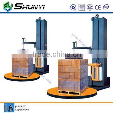 Alibaba China top platen pallet wrapping machine for small industries